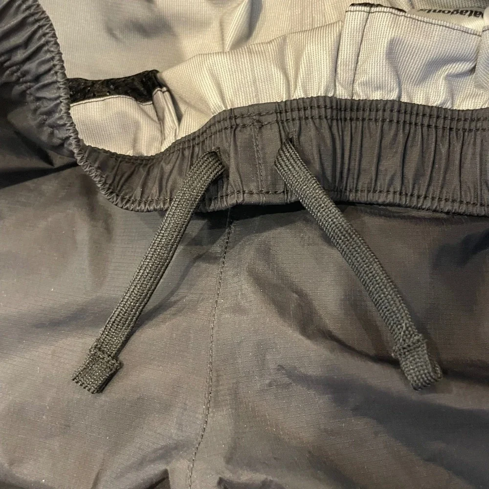 Patagonia Torrentshell 3L Rain Pants Kids Small 7-8 Black H2NO Reflective 64285